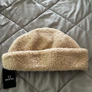 Brixton Tan Sherpa Beanie